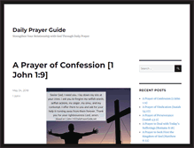 Tablet Screenshot of dailyprayerguide.net